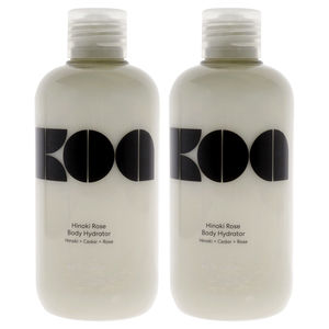 Hinoki Rose Body Hydrator - Pack of 2 by KOA for Unisex 8 oz Hydrator